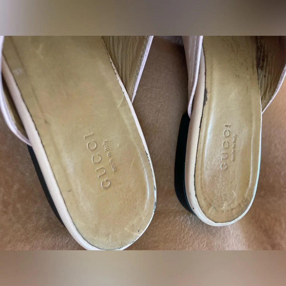 Gucci Princetown Horsebit Slipper Mule in Pink Size 39 - Picture 7 of 8